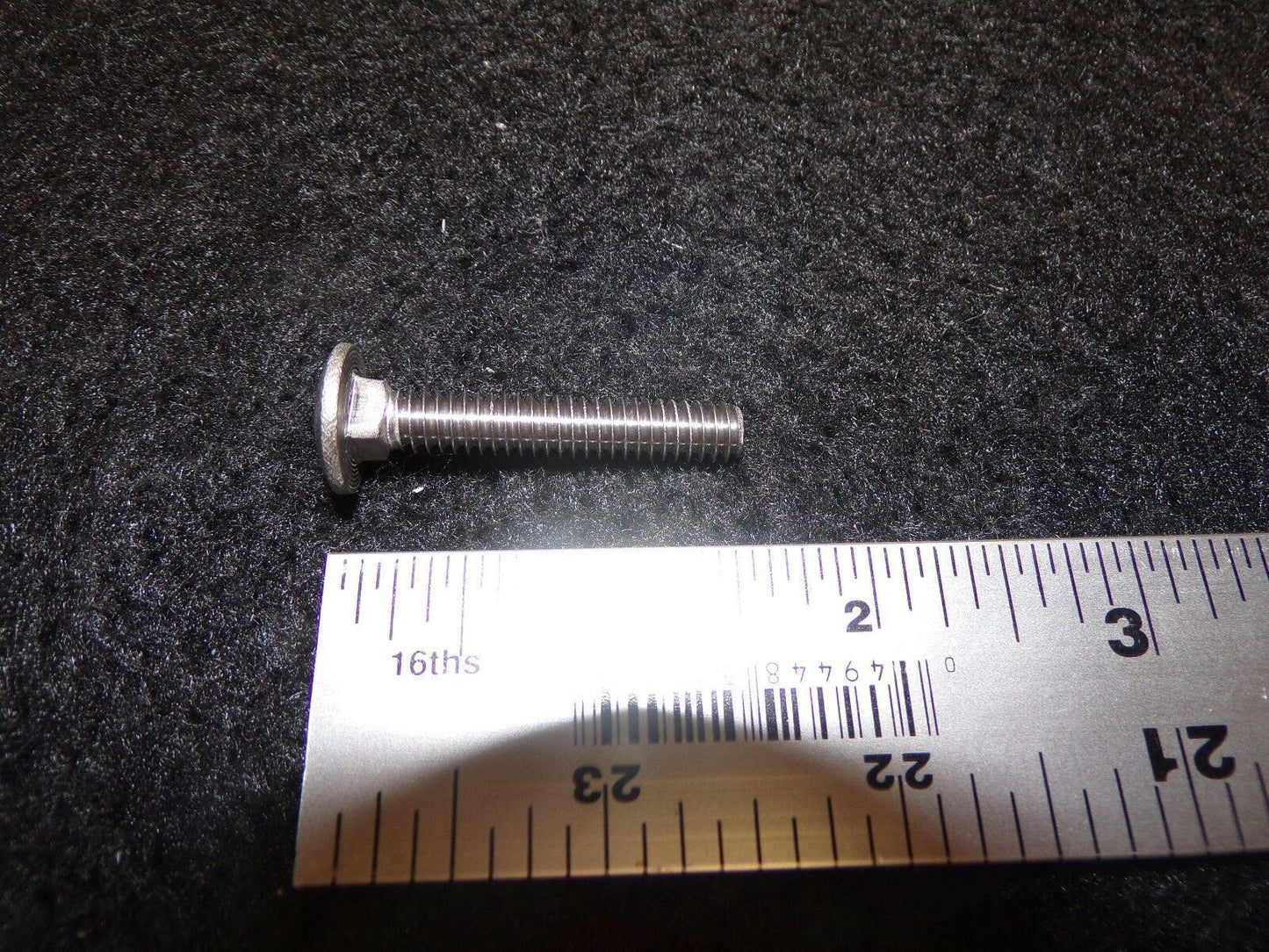 Carriage Bolt 18-8 Stainless Steel 1/4"-20 x 1-1/2" PK-50 1VB83 (183262173647-2F22 (A))