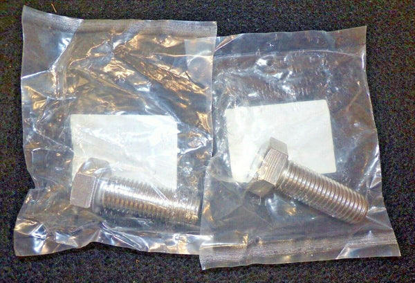 Lot of 2 316 Stainless Steel Hex Cap Screw Bolt 7/8