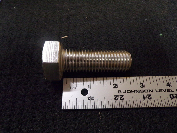 Lot of 2 316 Stainless Steel Hex Cap Screw Bolt 7/8