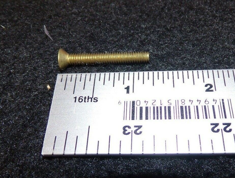 PFC Brass Machine Screw Phillips Flat Head Solid 8-32 x 1-1/4" PK-100 2EY43 (183269447371-2F22 (B))
