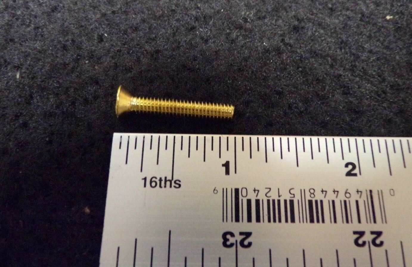 PFC Brass Machine Screw Phillips Flat Head 8-32 x 1" PK-100 2EY40 (183269494237-2F22 (A))