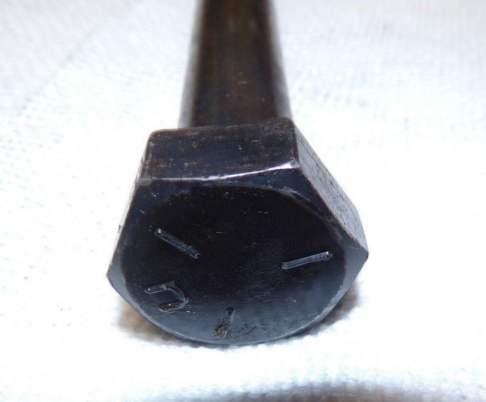 Grade 5 Black Hex Head Cap Screw 3/4-10 x 5 1/2" UNC QTY-25 (183270577199-2F24)