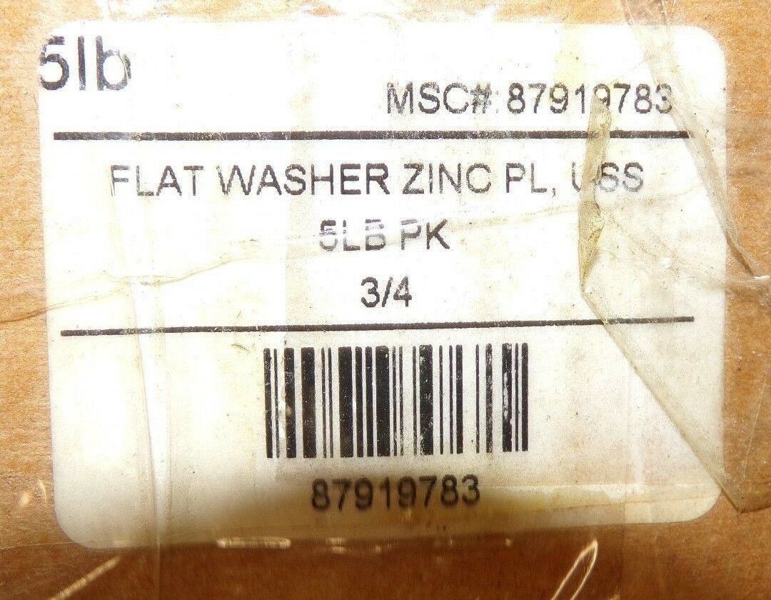 3/4" Screw USS Flat Washer 5lbs. (183280467393-2F22)