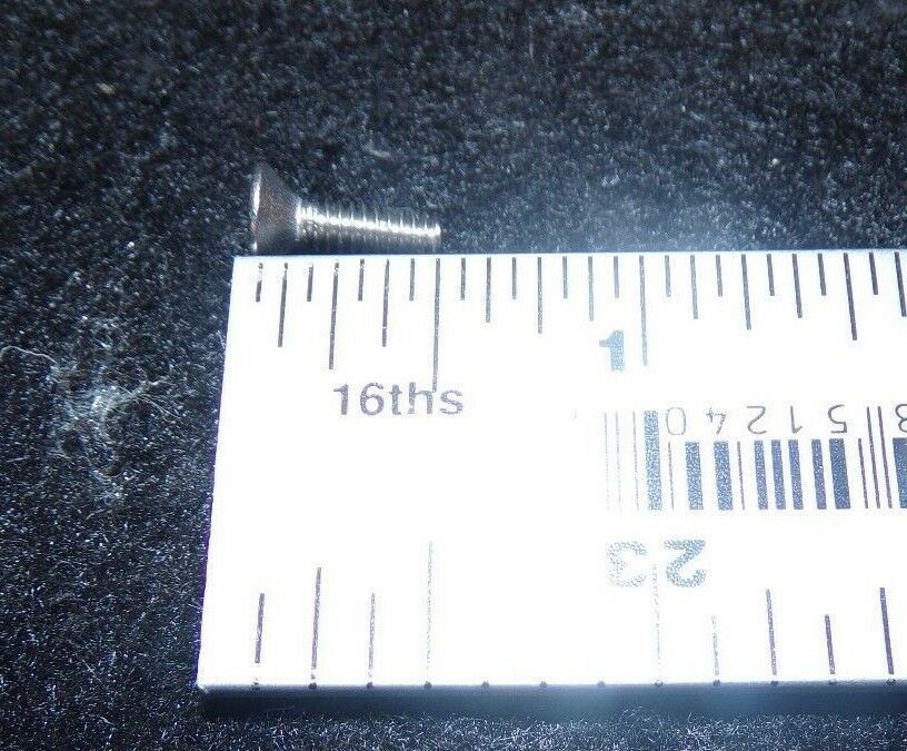 6-32 x 1/2" Flat Head Socket Cap Screw 316 Stainless Steel QTY-1000 (183283699720-2F22)