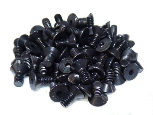 8-32 x 3/8" Flat Socket Head Cap Screws Black Oxide QTY-100 4XU66 (183330472917-2F23 (G))