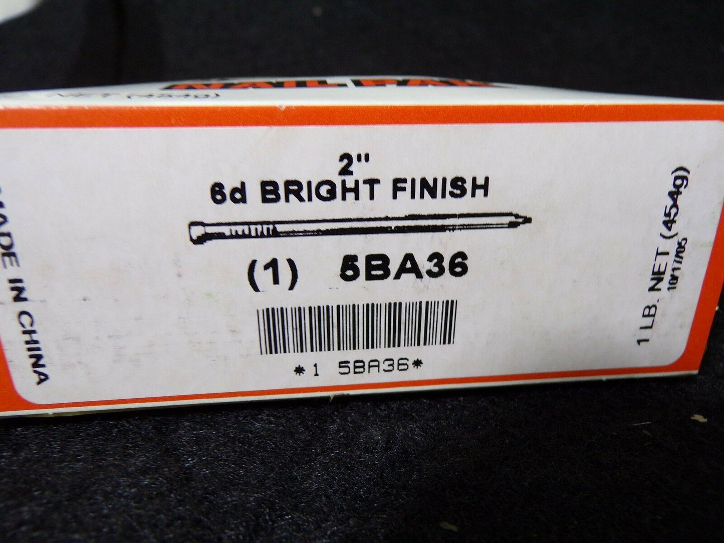 2" 6d Bright Finish 5BA36 QTY-1lb (183357428374-WTA10(B))