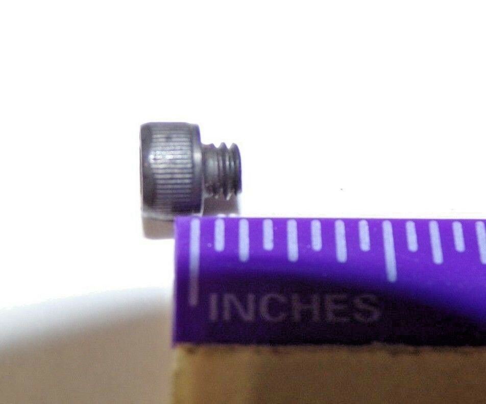 #8-32 x 1/8" Socket Head Caps Screws Alloy QTY-100 6ZB84 (183407642408-Y13 (D))