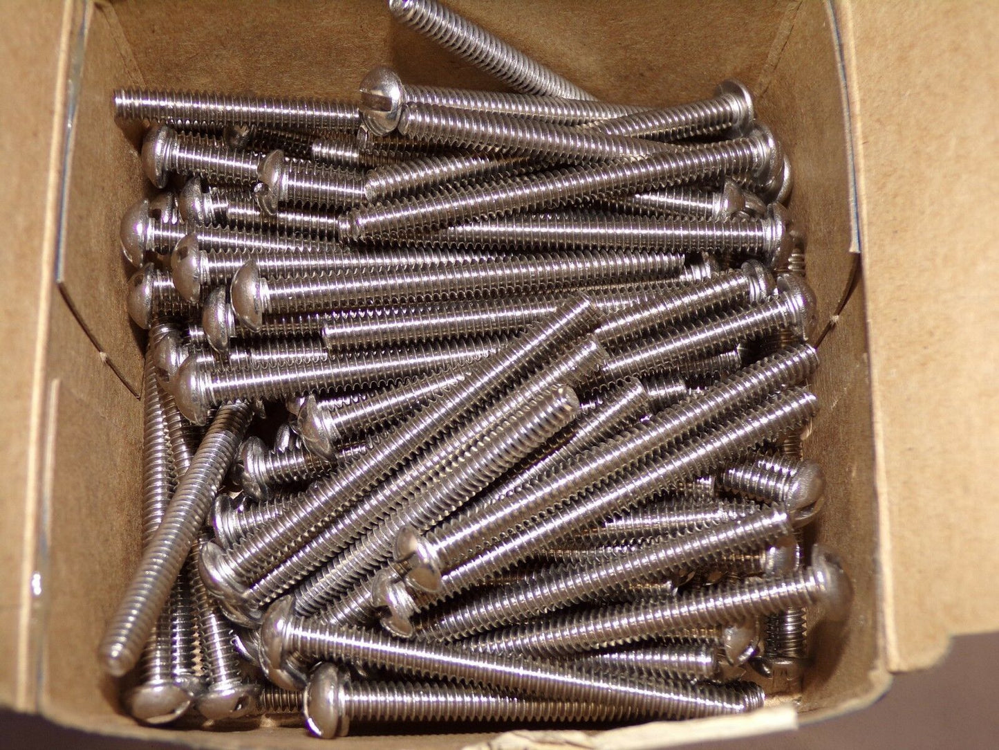 10-24 x 2-1/4" Machine Screws 18-8 Stainless Steel QTY-100 2BA18 (183418170944-WT30)