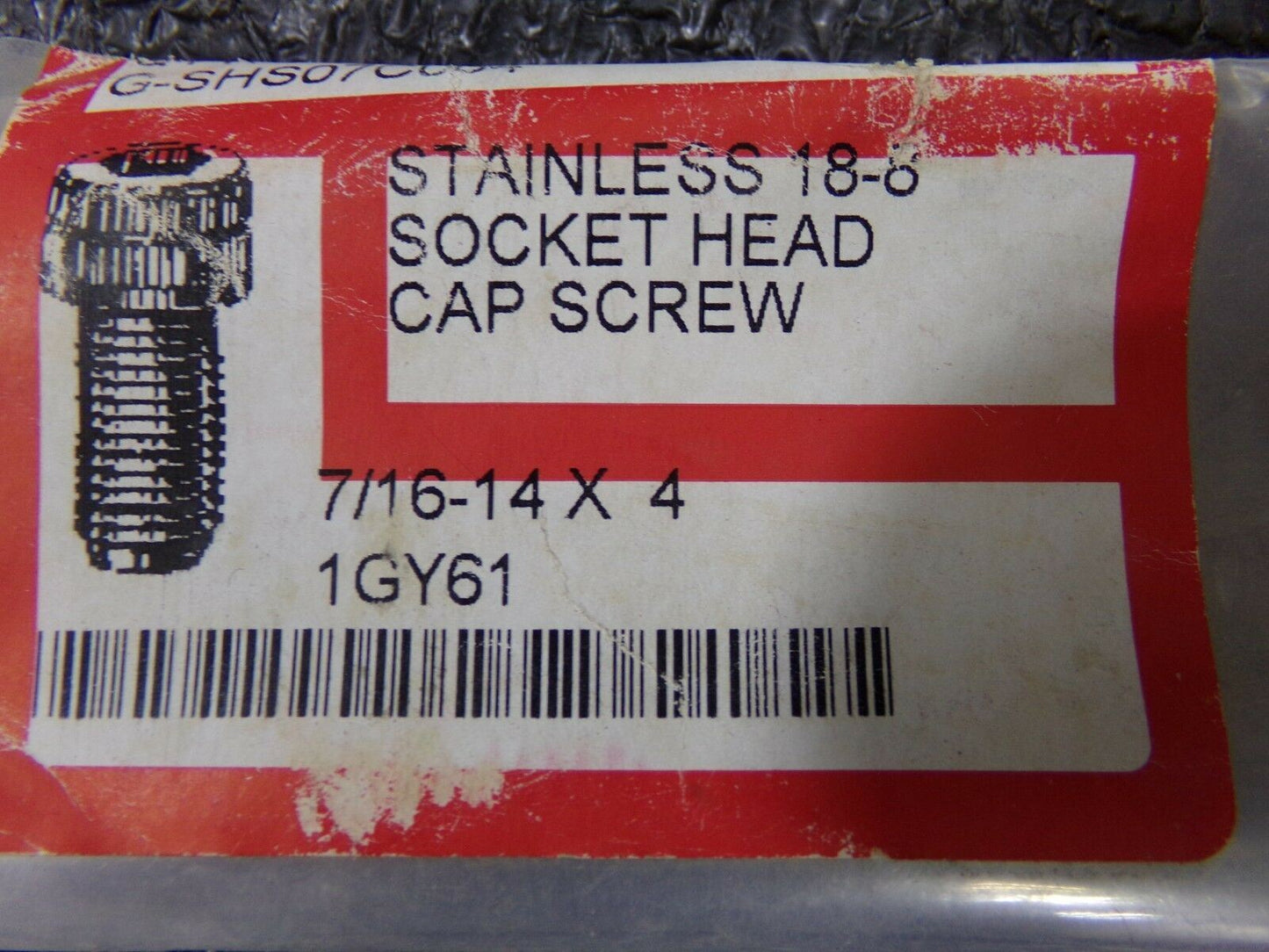 7/16"-14 x 4" Stainless Steel Socket Head Cap Screws QTY-6 (183539625546-WTA35C)