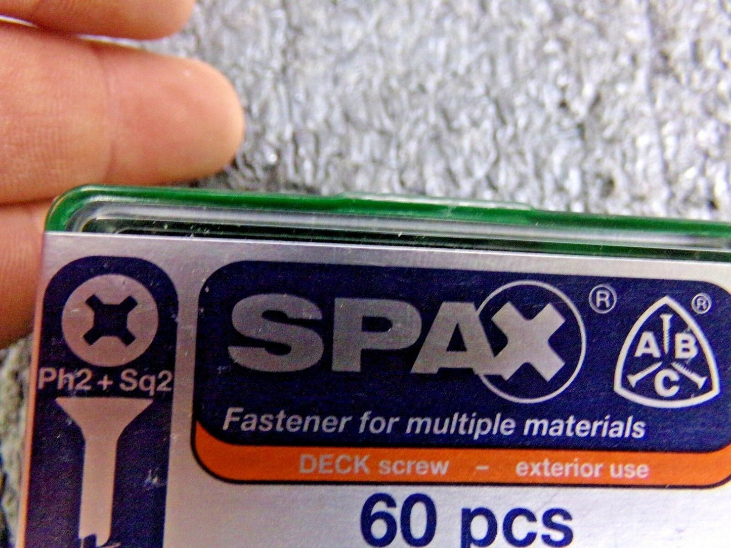 SPAX Deck Screw, #8 X 2-1/2" PK60 (183582637409-WTA35)