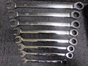 Ratcheting Combination Wrench Set, SAE, 8 piece, 12 point (183584340133-WTA11)