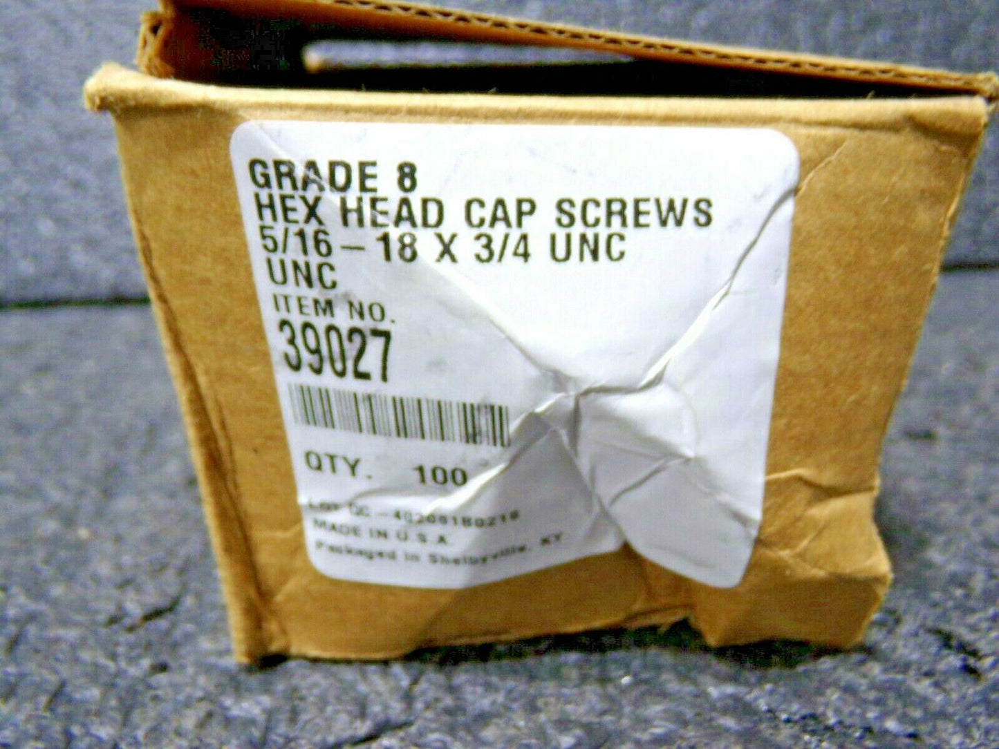 GR. 8 Hex Head Cap Screw 5/16"-18 X 3/4" 100pk (183674834501-WTA32)