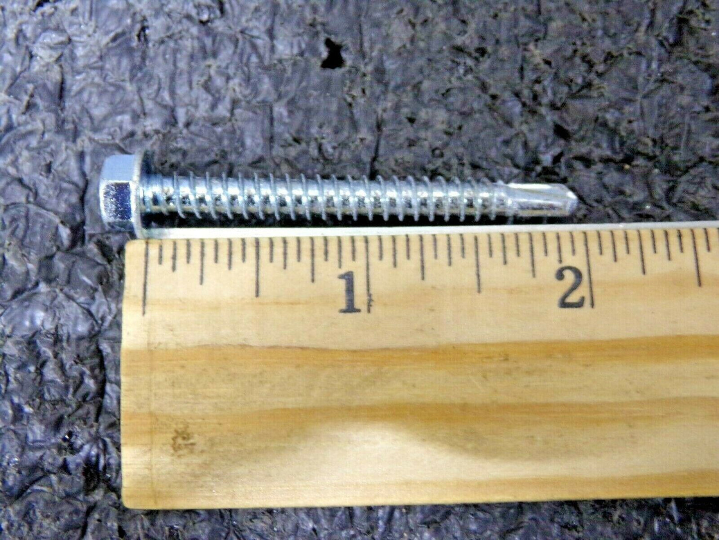 2" Case Hardened Steel Self Drilling Screw with Hex Washer Head Type 63PK (183710052825-WTA31)