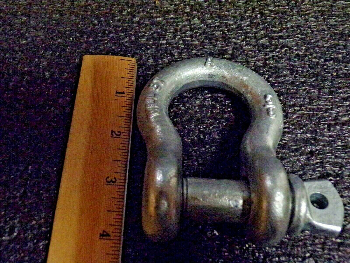 Anchor Shackle, 10,000 lb, Body Size 5/8, Pin Dia. 3/4, 2XY41, (183753499947-NBT01)
