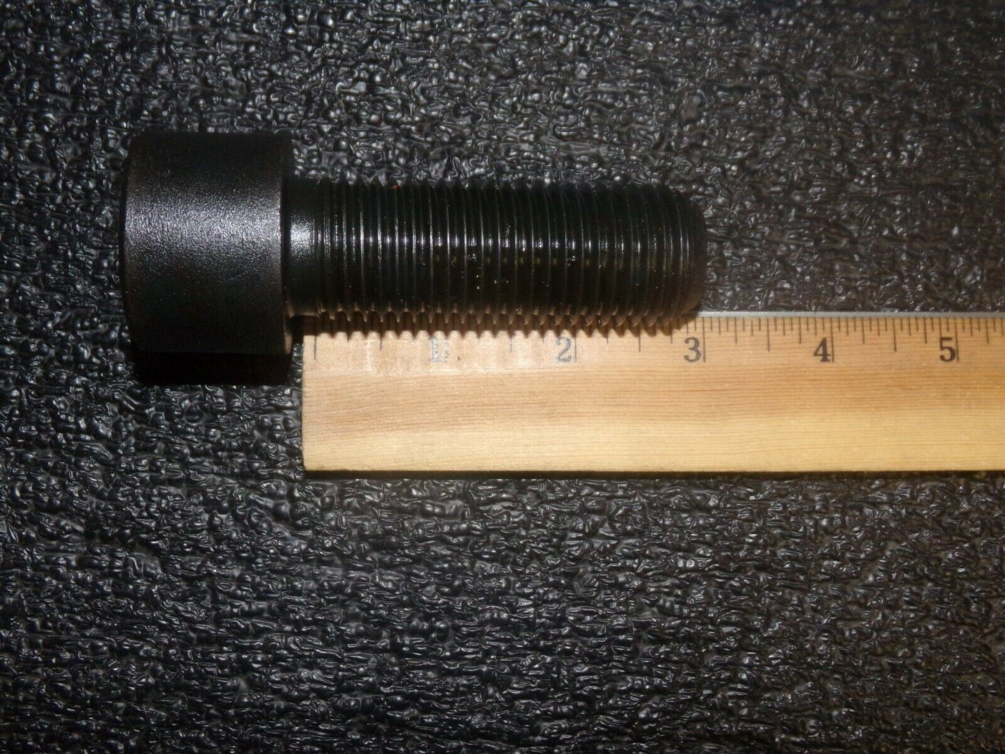 QTY: 2 M27 x 75 mm Socket Head Cap Screw, Din 912, 12.9 Alloy Steel, Thermal Black (183777381256-NBT02)