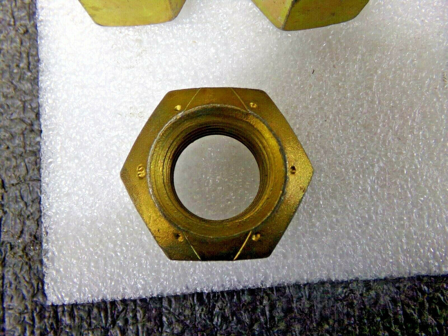 5pk, FABORY 1-1/8"-7 Top Lock Nut, Zinc Yellow Finish, Grade C Steel, Right Hand, IFI-100 (183778602909-NBT04)