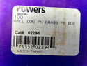 100 Powers 2294 1-1/4 Wall-Dog Brass Pan Head (183784230312-NBT09)