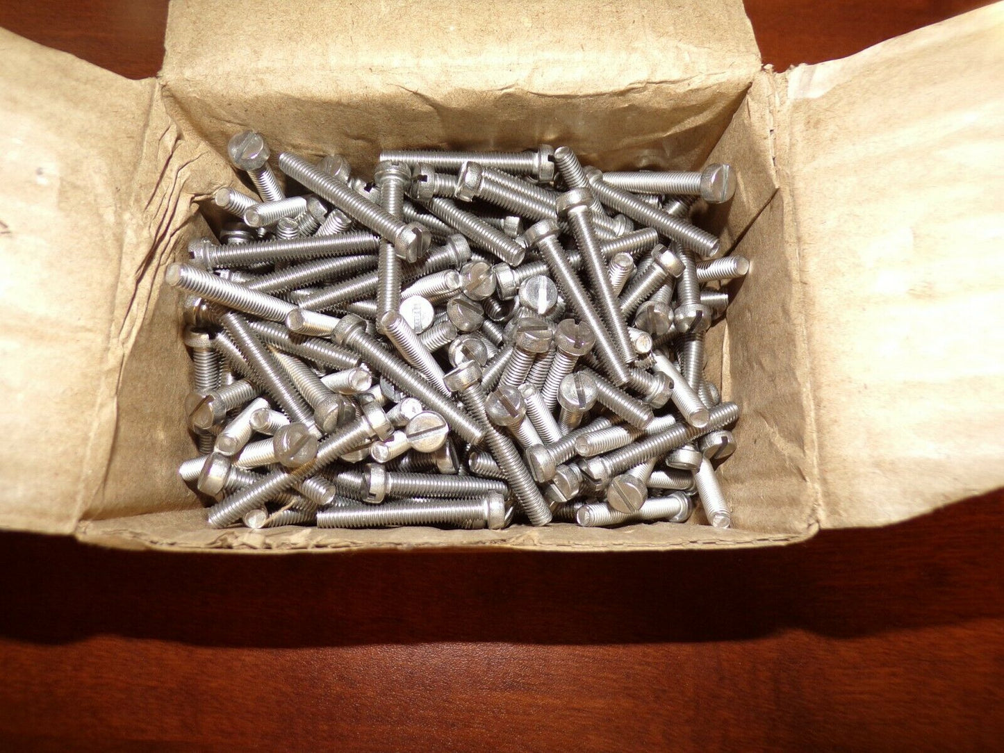 QTY: 200 SLOTTED CHEESE HEAD SCREW DIN 84 STAINLESS STEEL A2 LARGE PACK M5X35 (183785614458-NBT12)