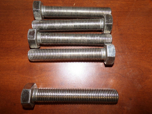 QTY: 5 HEXAGON HEAD SCREW ISO 4017 STAINLESS STEEL A2 RIGHT 70 M20X120 (183788968289-NBT12)