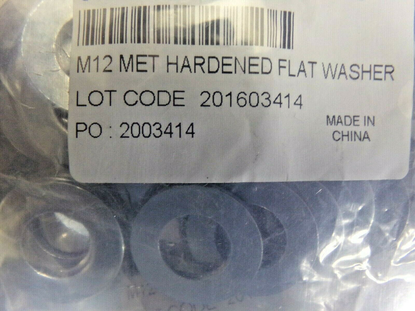100 M12 MET HARDENED FLAT WASHER (183811448837-NBT13)