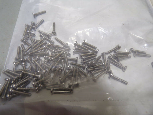 FABORY M2-0.40mm Machine Screw, A2 Stainless Steel, 10mm L, 6HY78, (100pk) (183850952821-NBT33)