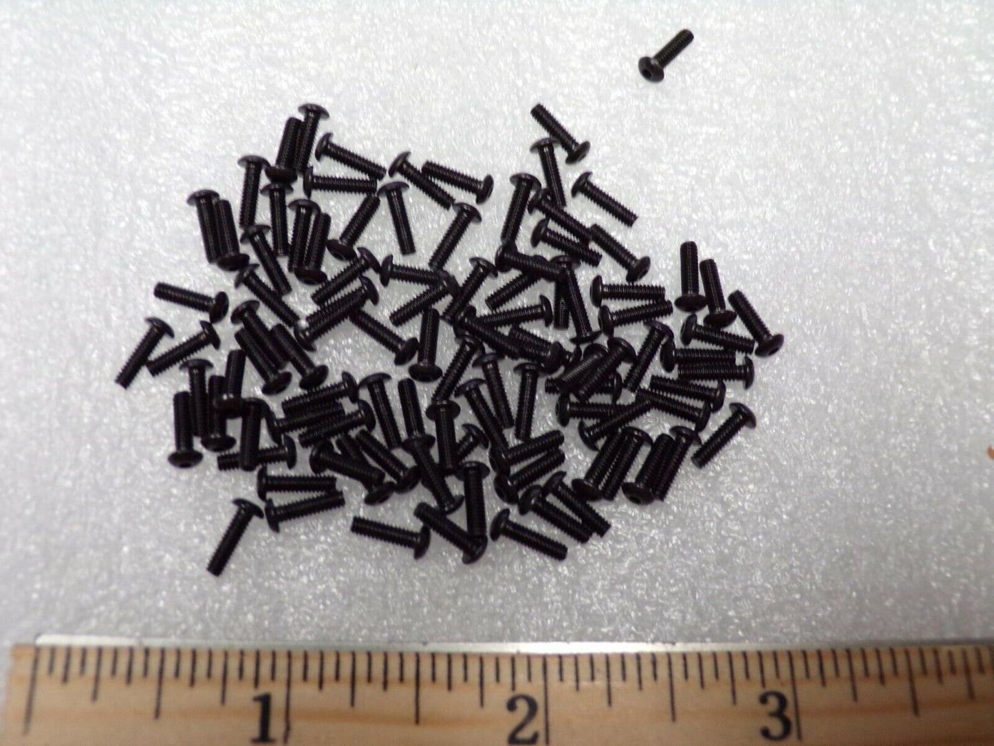 FABORY #2-56 x 5/16" Black Oxide, Steel Button Socket 100PK (183862945467-NBT30)