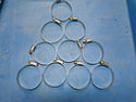 (10) Stainless Steel Hose Clamp, Worm Gear, #36, 1-13/16 to 2-3/4 (183888079616-WTA01)