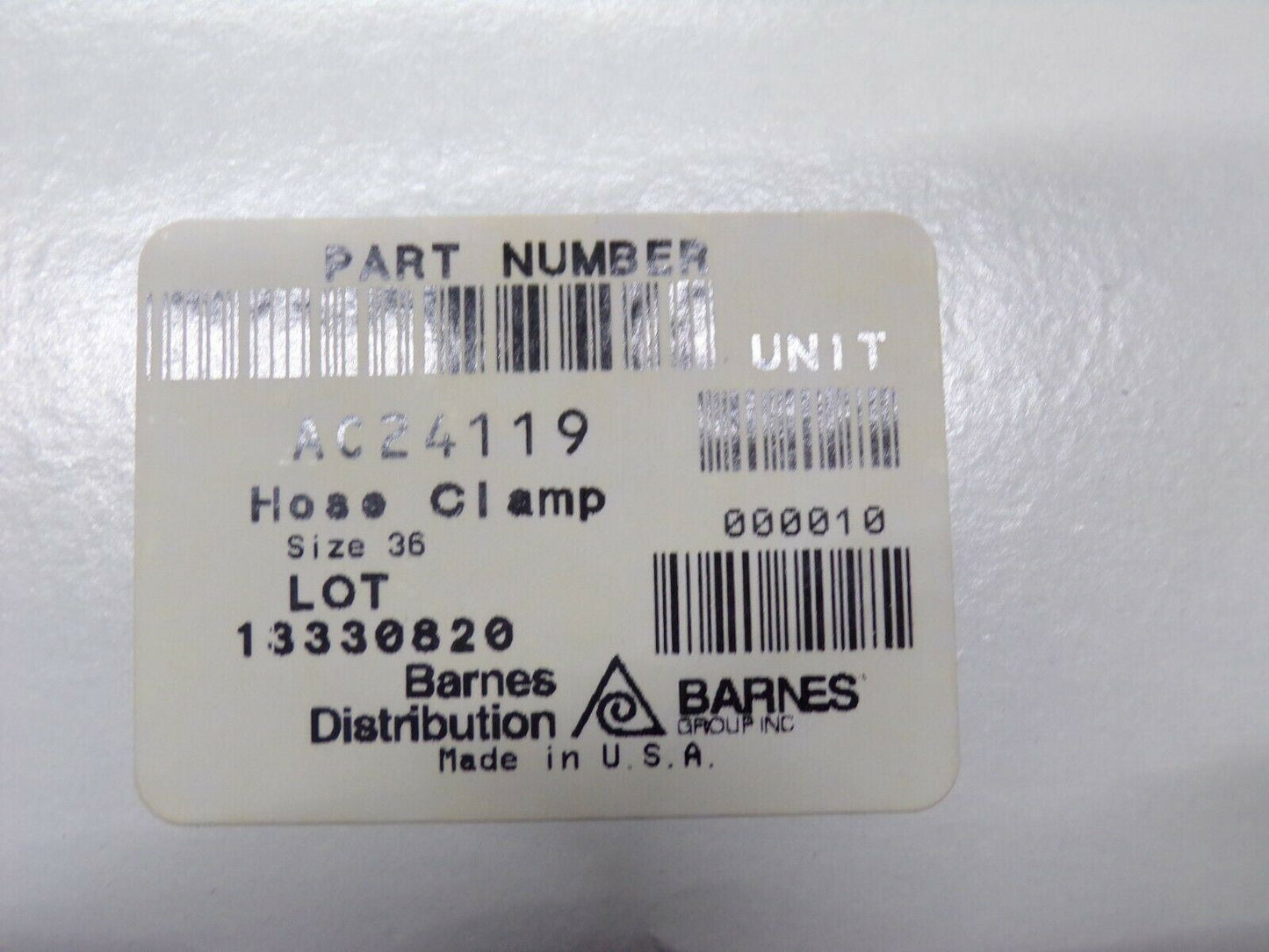 (10) Stainless Steel Hose Clamp, Worm Gear, #36, 1-13/16 to 2-3/4 (183888079616-WTA01)