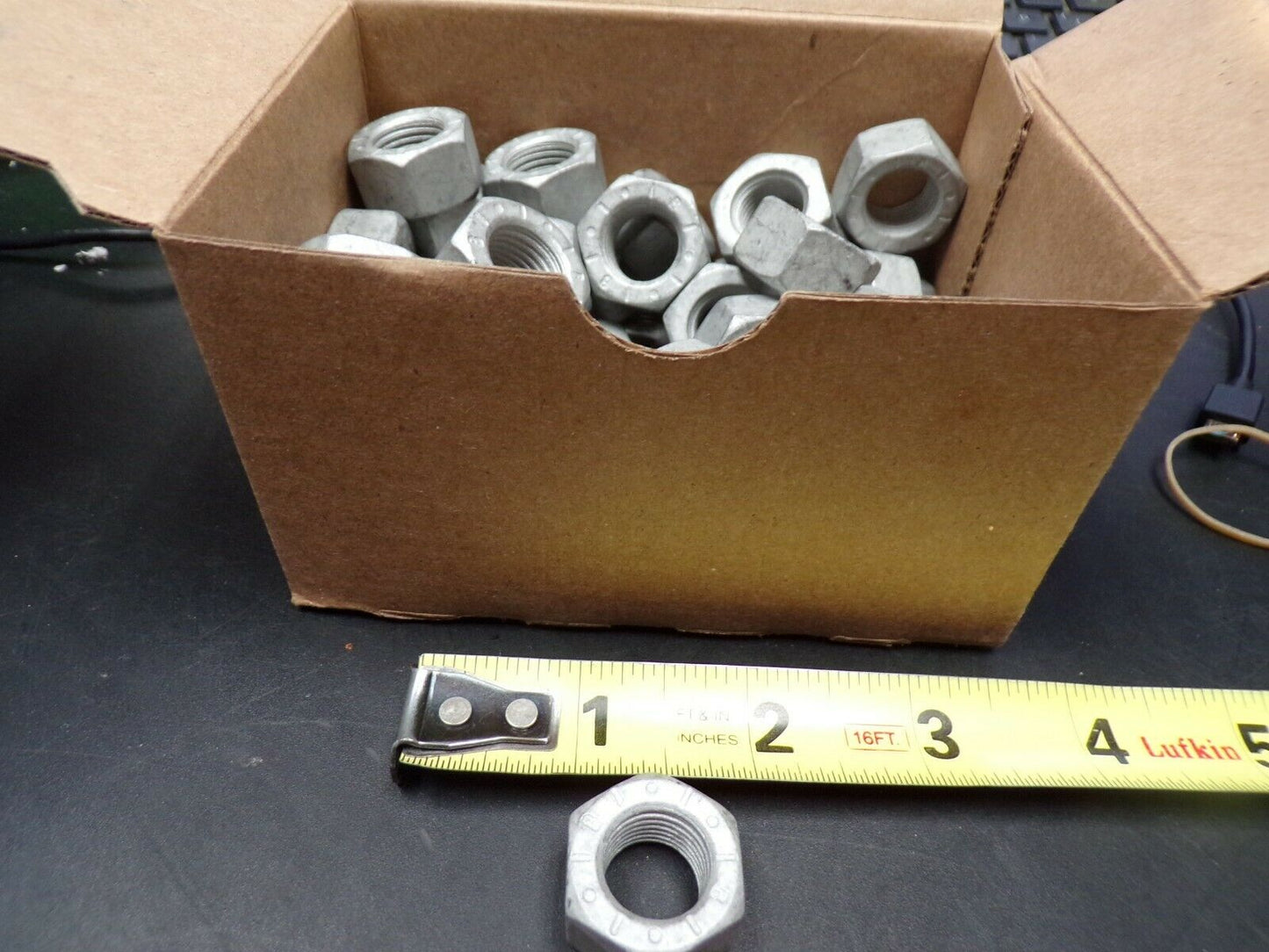 Bowmalloy 9/16-18 Grade 9 Steel Right Hand Hex Nut 7/8" Across Flats, pk50 (183902990162-NBT24)