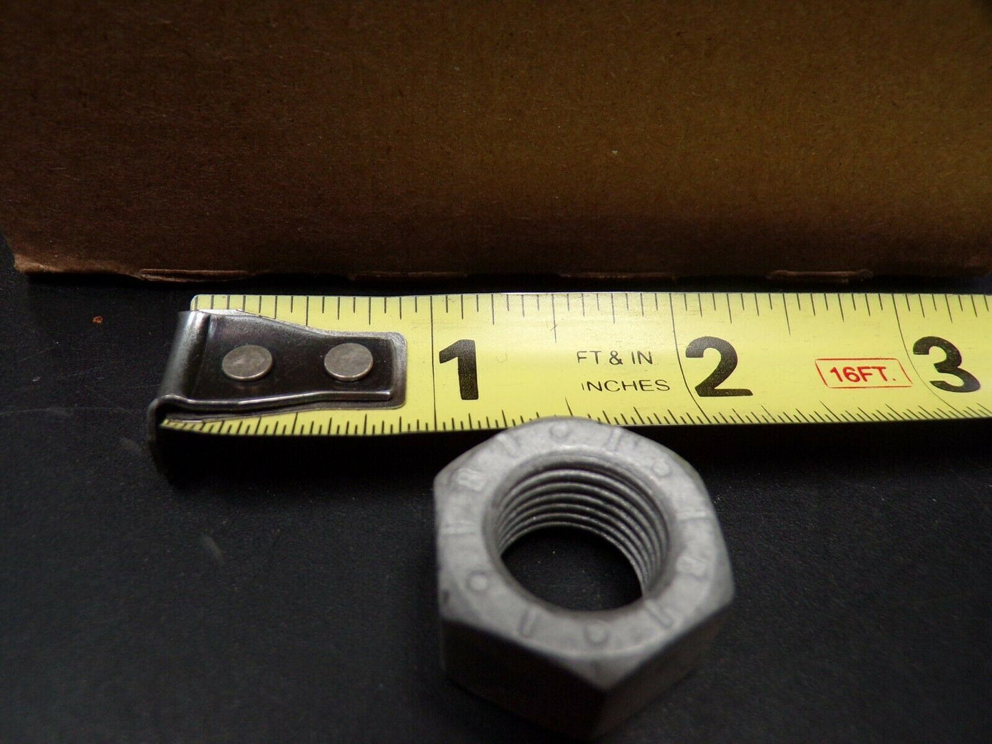 Bowmalloy 9/16-18 Grade 9 Steel Right Hand Hex Nut 7/8" Across Flats, pk50 (183902990162-NBT24)