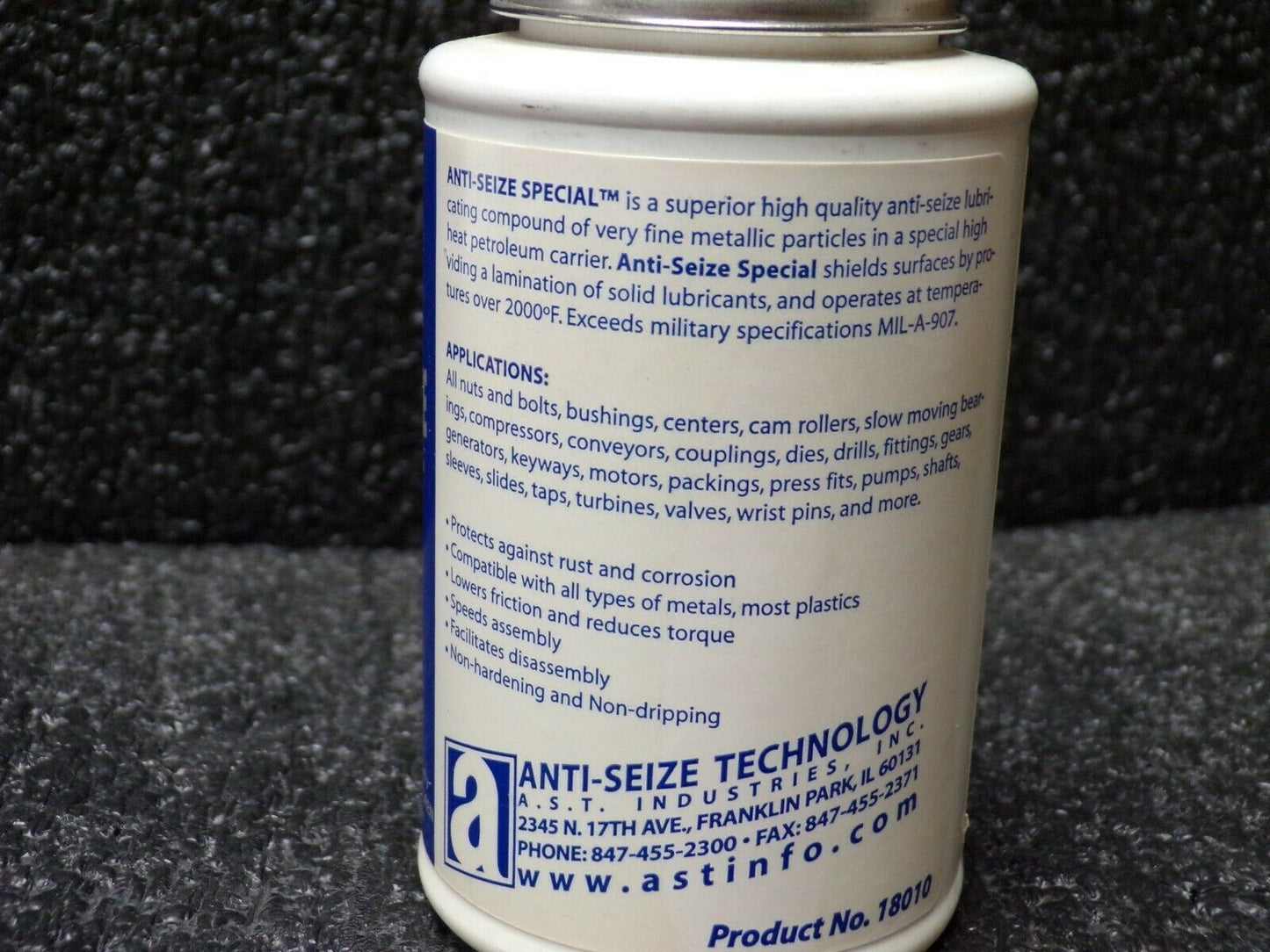 Anti-Seize Special Lubricating Compound, 8oz Brush Top Can, (183918035149-X03)
