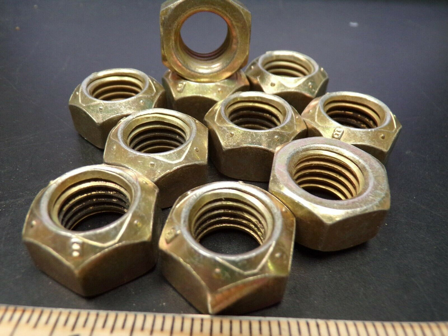 5/8-11 UNC Lock Nuts Steel, Cadmium, Yellow Dichromate, (10)pk (183946819017-NBT28)