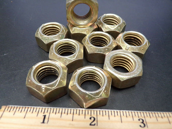 5/8-11 UNC Lock Nuts Steel, Cadmium, Yellow Dichromate, (10)pk (183946819017-NBT28)