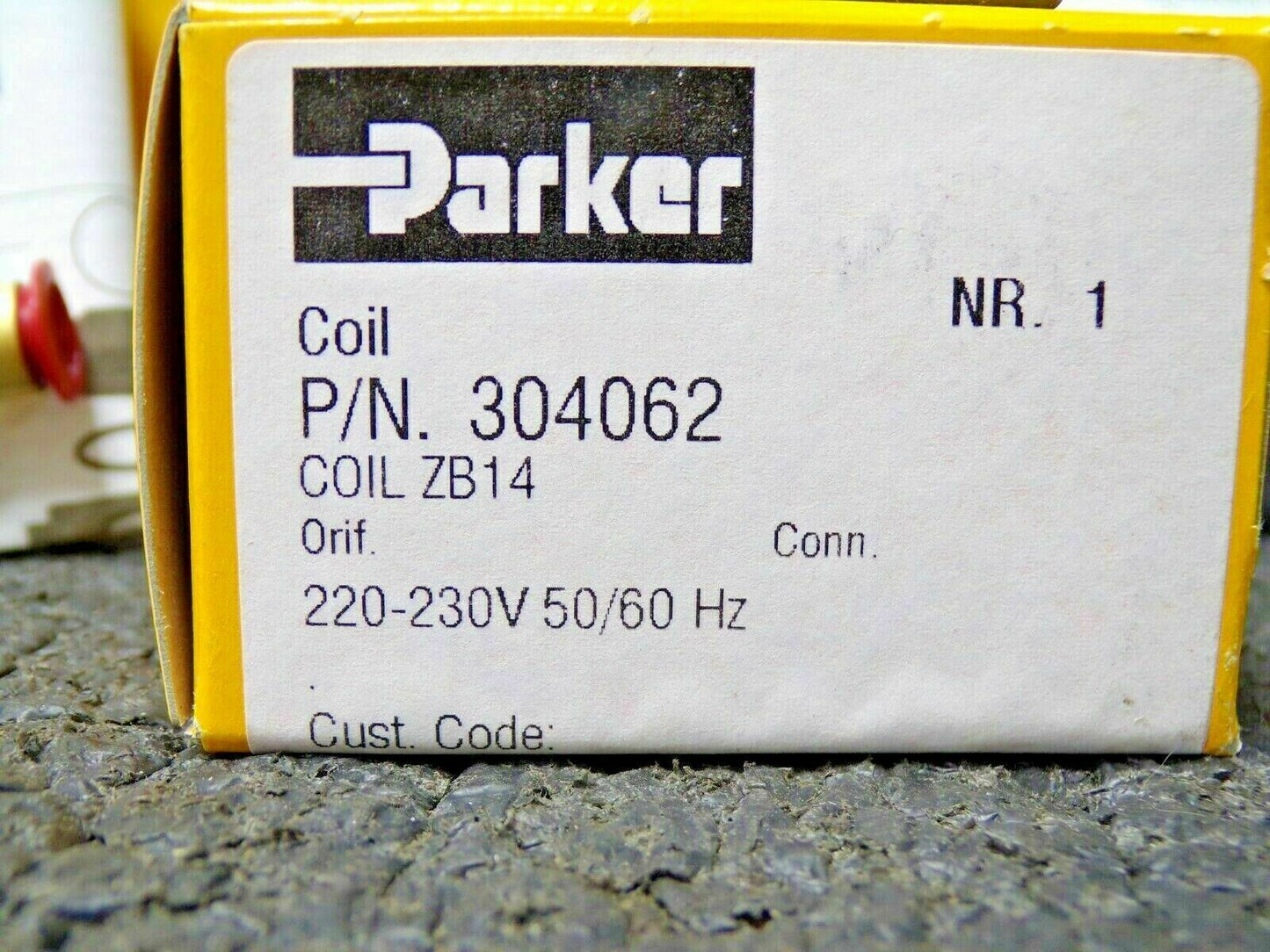 PARKER SOLENOID HV340006900G FOR JET ICE Modular Ice Maker, w/ZB14 coil (183952230890-2F16)
