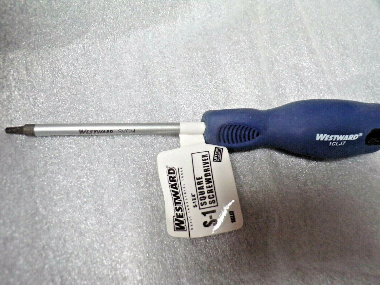 WESTWARD Steel Screwdriver with 4" Shank and #1 Square Drive, 1CLJ7 (183991660196-WTA03)