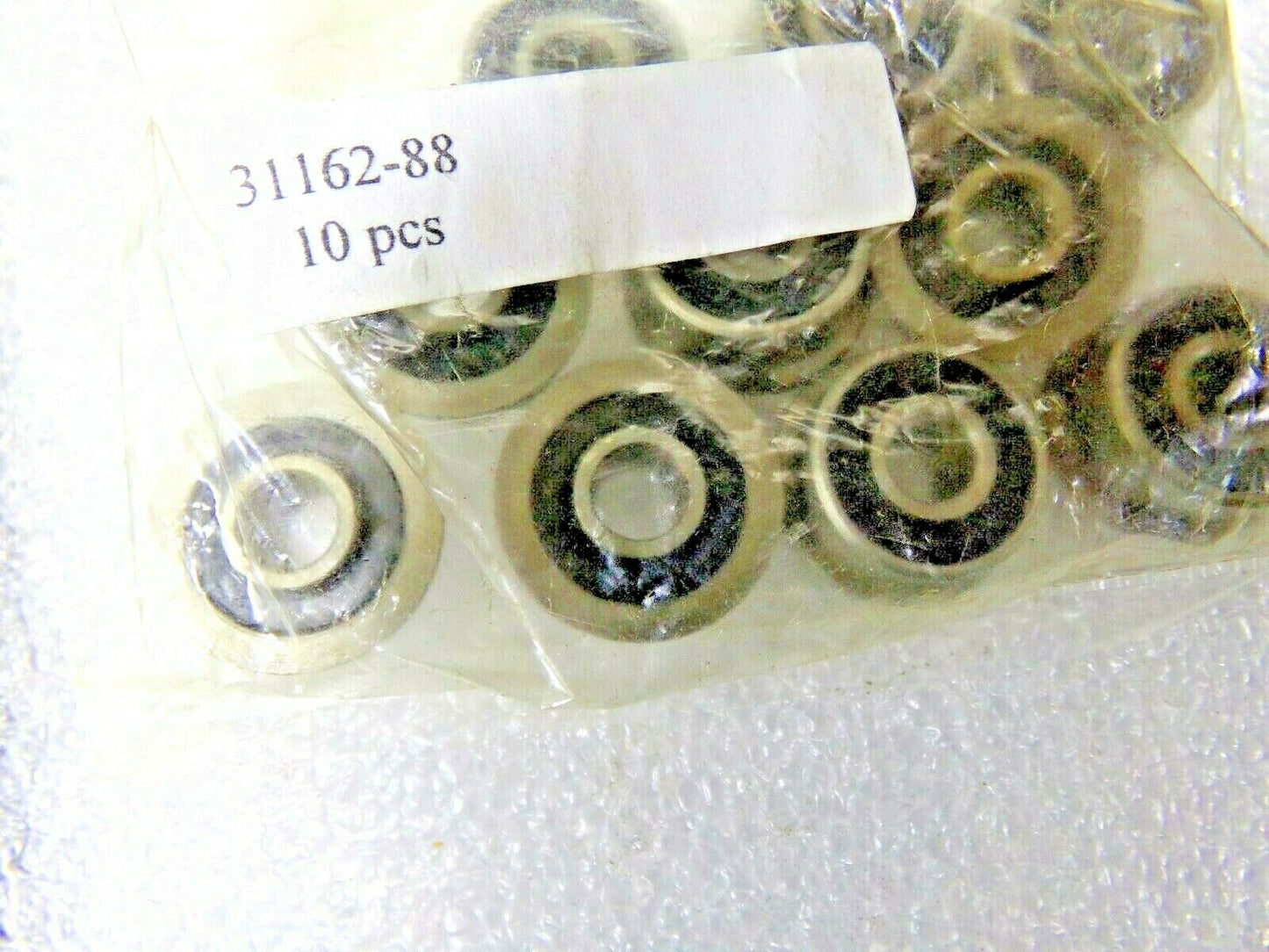 10, General 31162-88-300,1/4" Bore Flanged Bearings, .687" OD, Double Sealed (184012185290-WTA03)