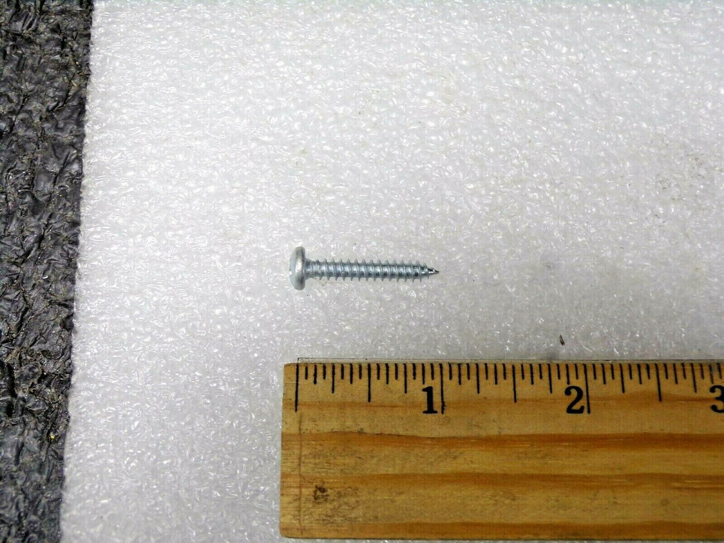 QTY: 100, #8 x 1" Zinc-Plate Case Hard Steel Sheet Metal Screw w/ Pan Head Type, (184037585961-NBT23)