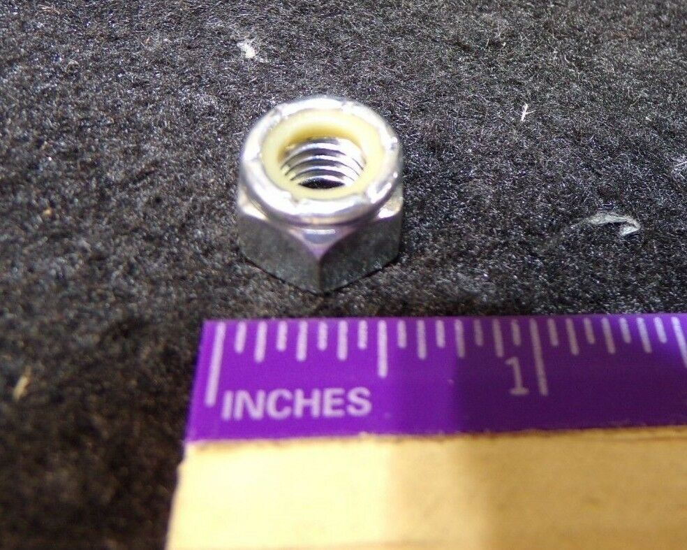 3/8-16 Lock Nut Nylon Insert Grade 2 QTY-100 3HDU4 (184076428914-WTA11)