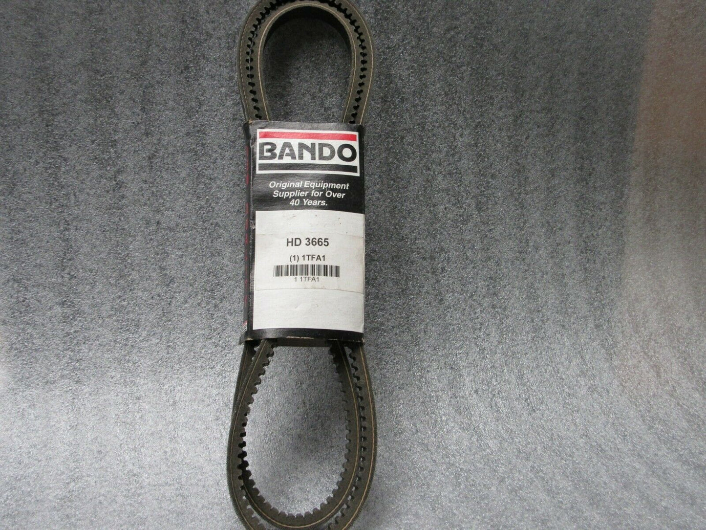 BANDO Cogged Automotive V-Belt, Industry Number HD3665, 66.5" Outside Length (184158702776-WTA06)