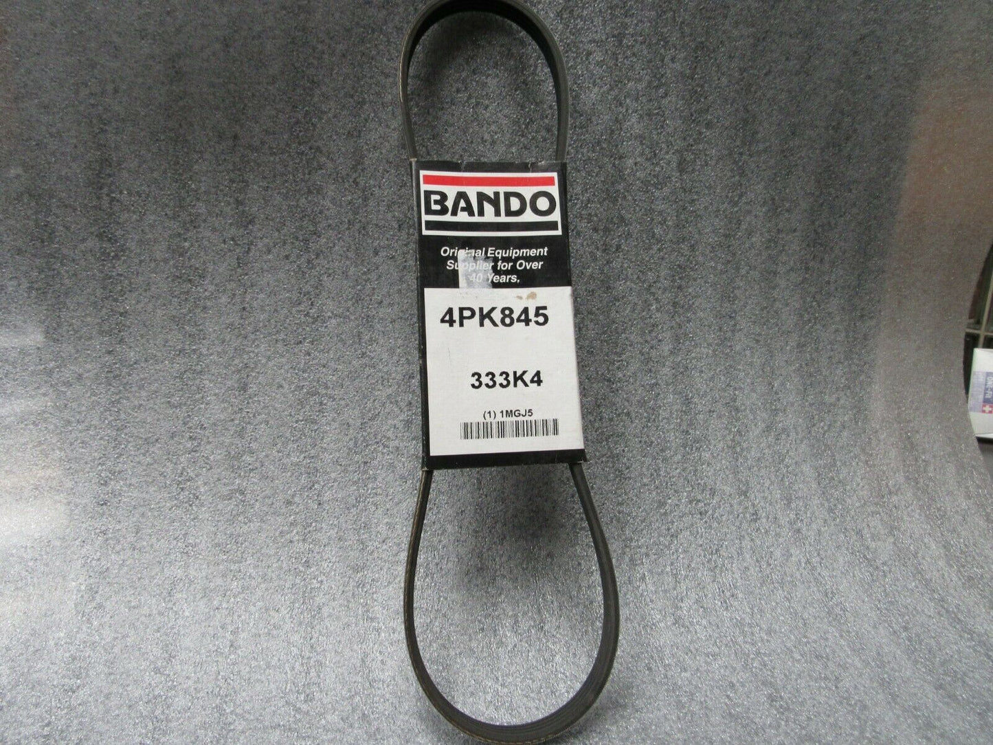 BANDO 4-Rib Serpentine Belt, Industry Number 333K4, 33.3" Outside Length (184158729117-WTA06)