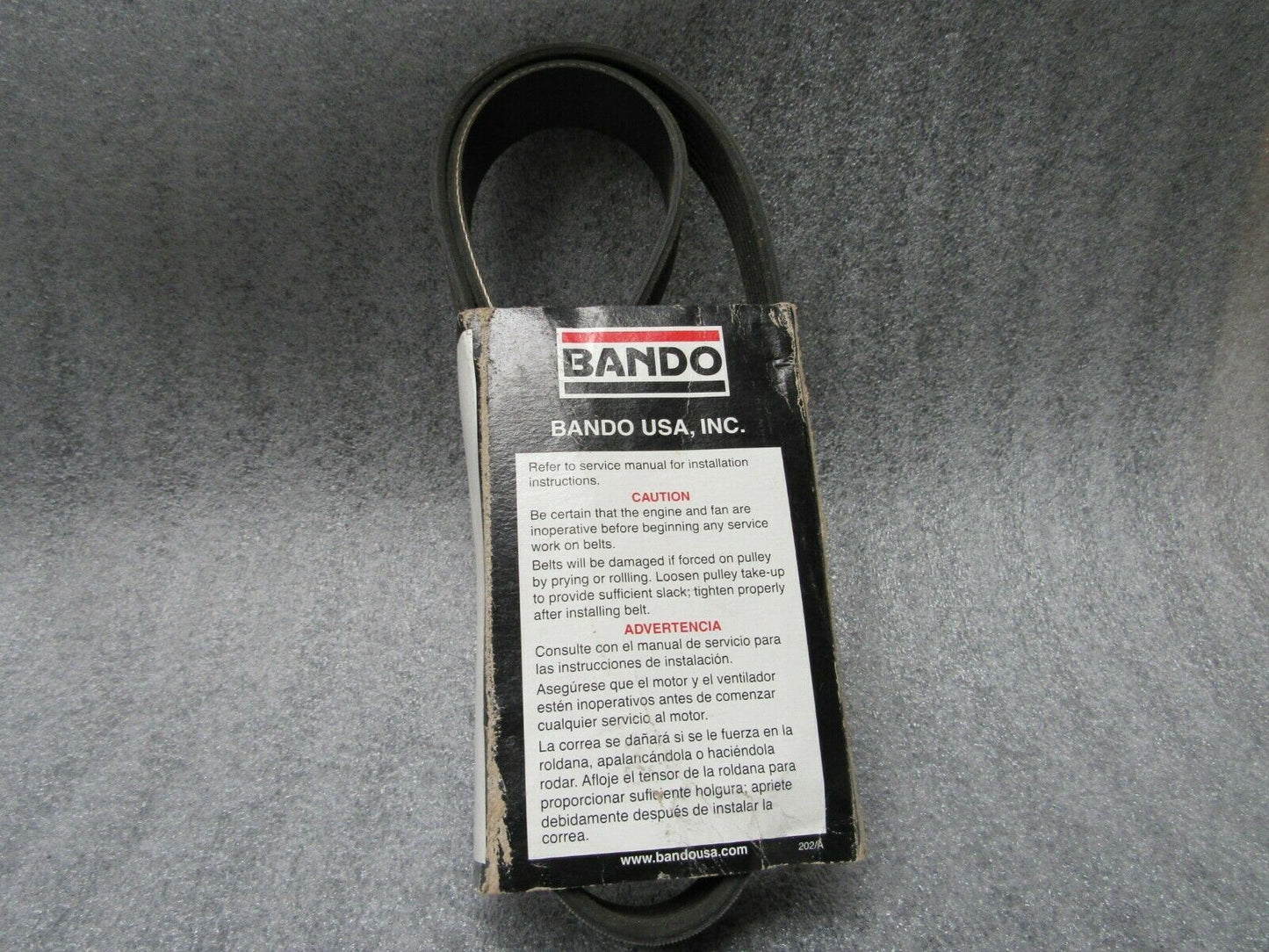 BANDO Serpentine Belt, Industry Number 408K8, 40.8" Outside Length (184160385725-WTA06)
