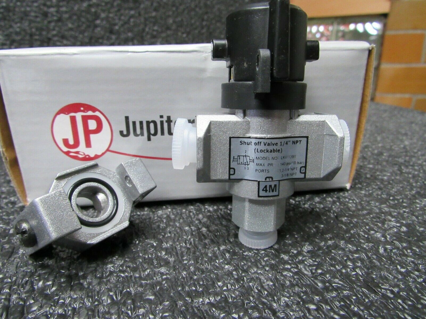 Jupiter Pneumatics Alum FRL Safety Lockout Valve & Spacer Block Kit 2210002560JP (184169569526-WTA06)
