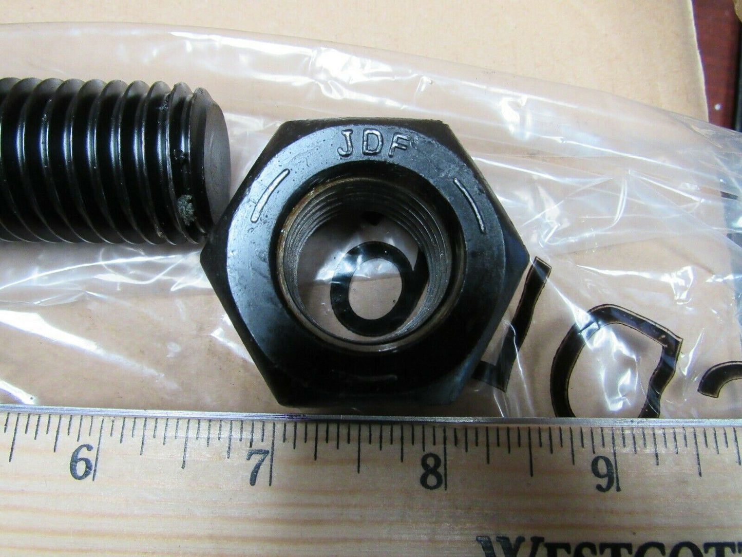(5) Fabory 1"-8 Steel Structural Bolt with Nut, A325 Type 1, A563-C, 6-1/2"L (184196257968-BT33)