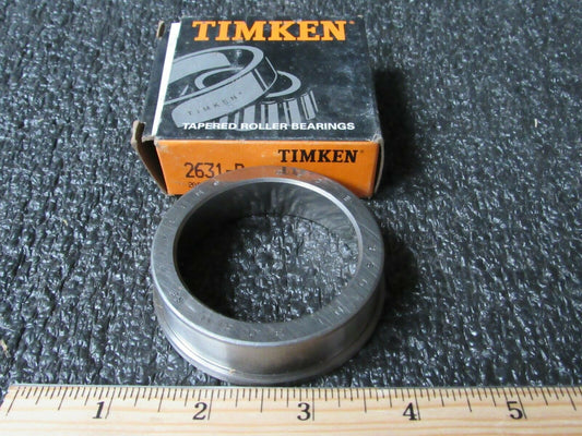 TIMKEN, TAPERED ROLLER BEARING CUP 2631B, 2.615" OD 3/4" W, 2.767: FLANGE OD (184209345039-BT32)