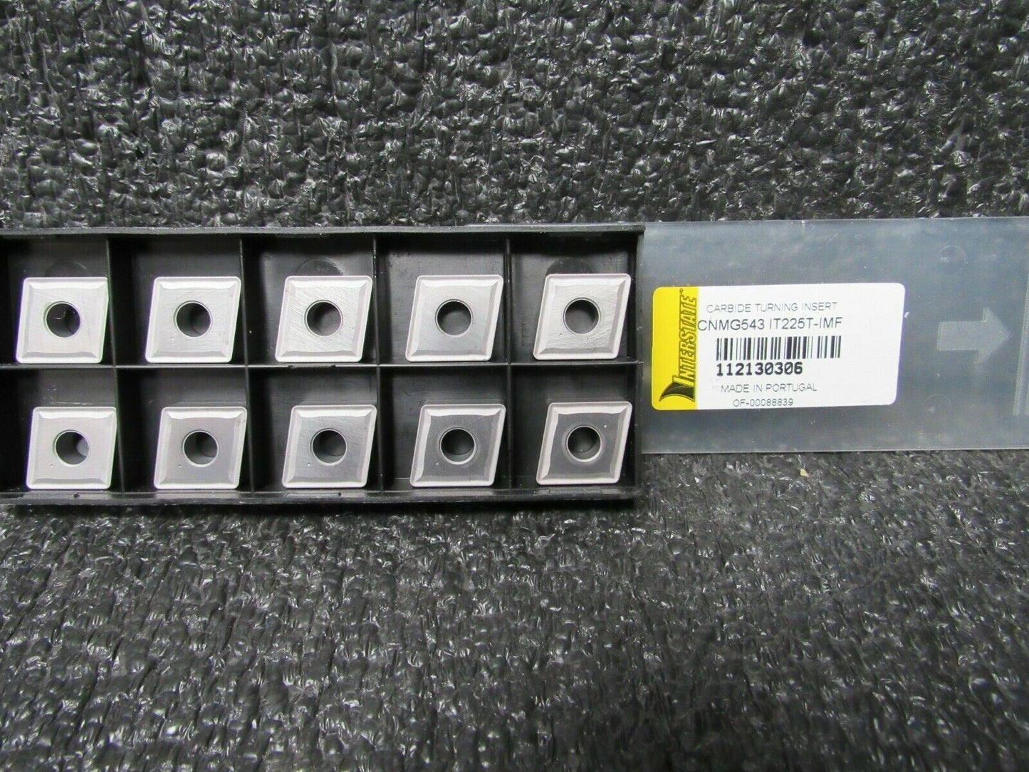 (10) Interstate Carbide Turning Insert CNMG543 IT225T-IMF 112130306 (184216120182-BT35)