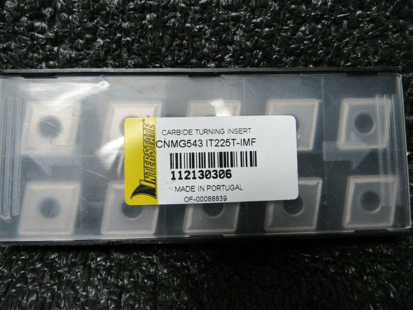 (10) Interstate Carbide Turning Insert CNMG543 IT225T-IMF 112130306 (184216120182-BT35)