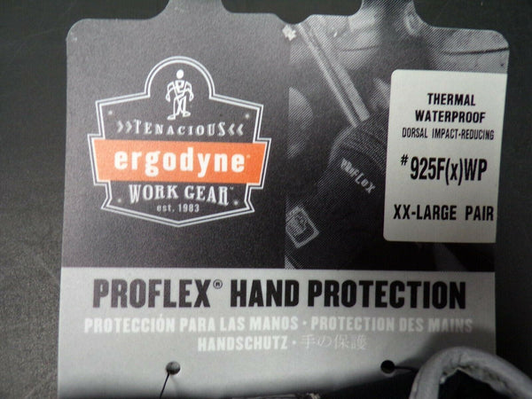 Ergodyne Proflex 925F(x) CP Gloves Cut Puncture Resistant Impact Reducing 2XL (184253627923-WTA08)