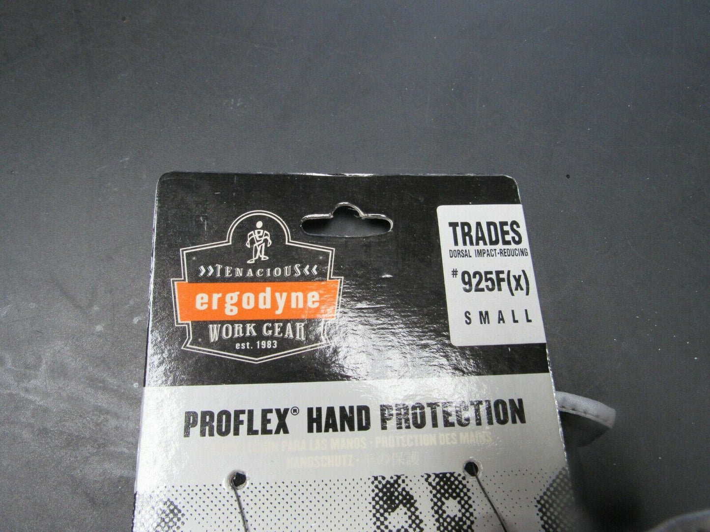 ERGODYNE Proflex 925F(x)  Anti-Vibration Gloves, S, Lime/Blk/Orange (184253692709-WTA08)
