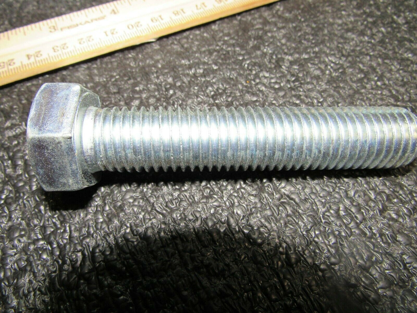 10pk, 3/4"-10 x 3-3/4" Fully Threaded, Grade 5 Steel, Zinc-Blue, 1-1/8" Hex (184262606329-BT37)