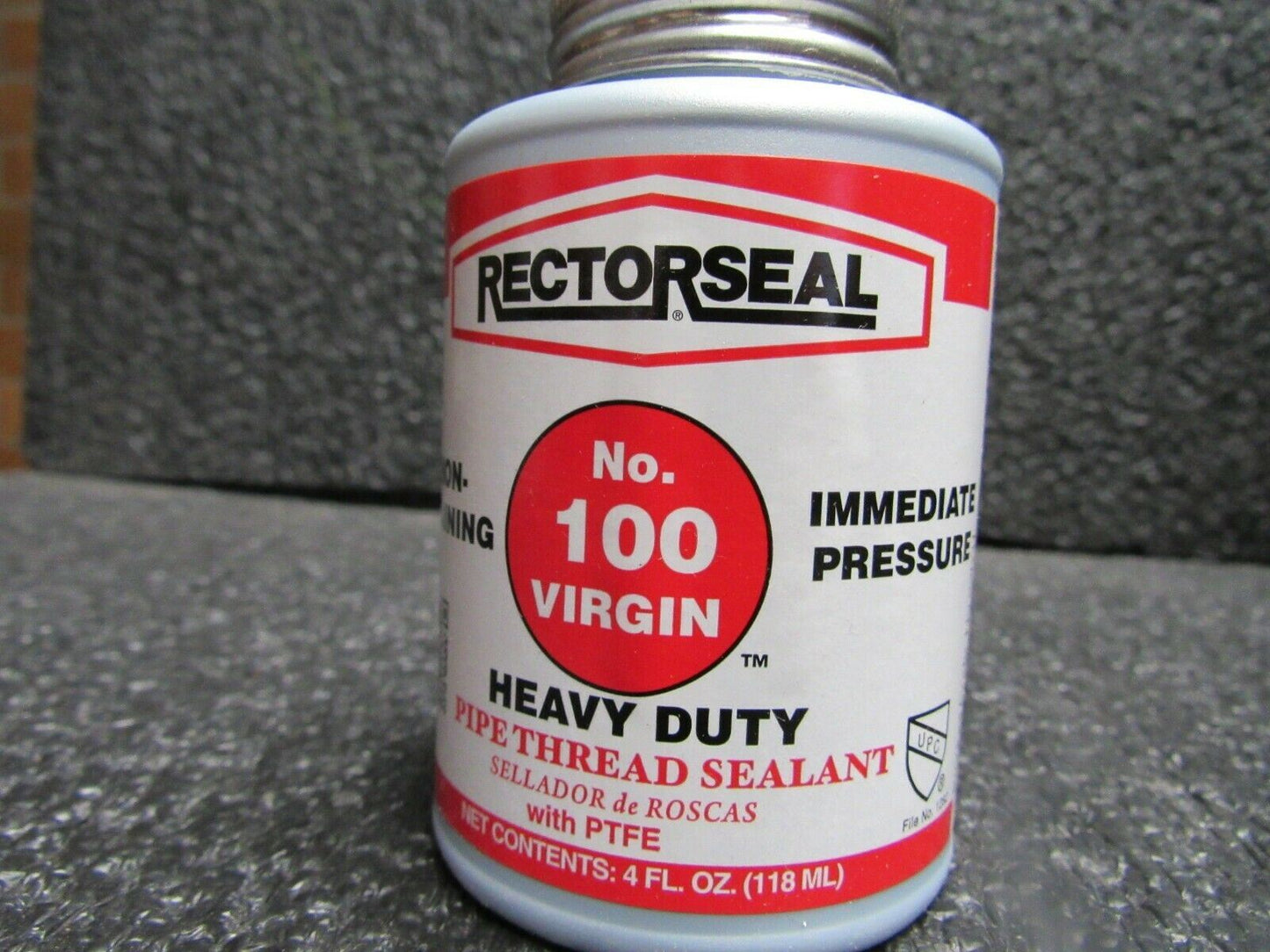 Rectorseal #100 Virgin Pipe Thread Sealant, 4 oz. Model #: 22631, (184283218661-BT41)